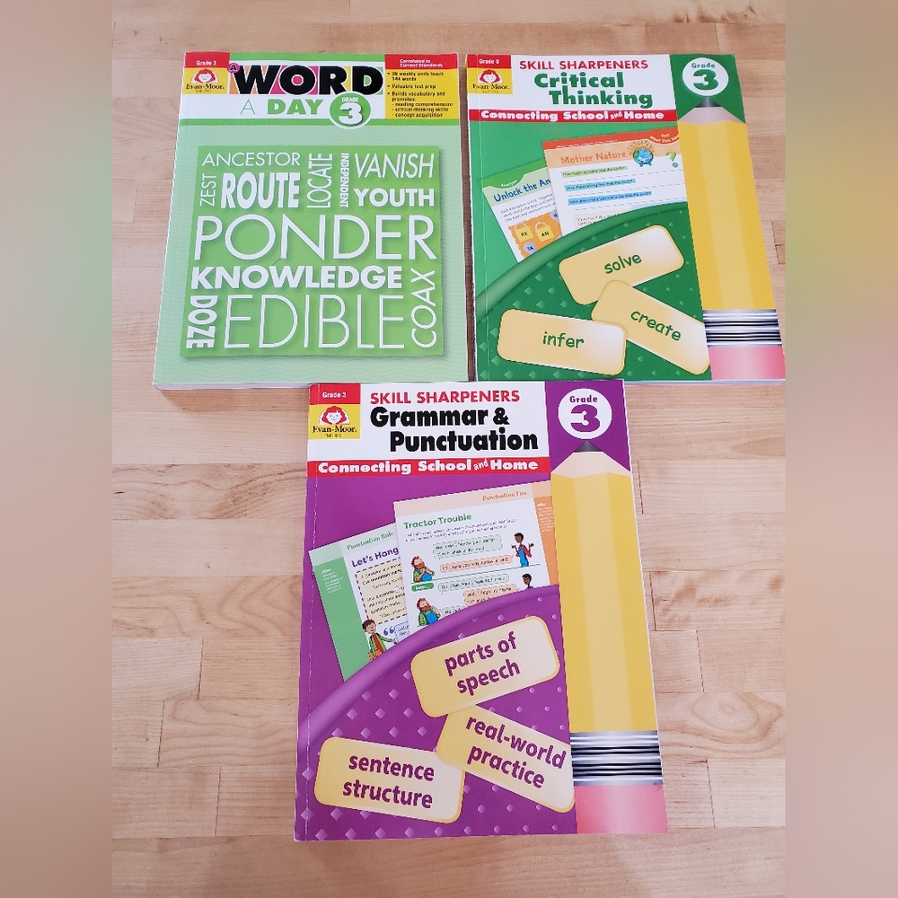 Evan Moor Grade 3 Workbooks